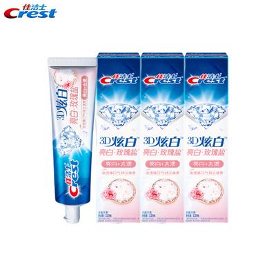 Crest 3D White Rose Salt Zahnpasta
