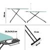 KADAX Ironing Board Folding Large 120x38cm Wide Standard With Holder