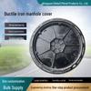 Heavy Duty Cast Iron Ductile Manhole Cover with Seat for Sewer, Rainwater, Sewage, and Valve Wells