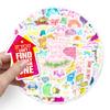 100 Inspirational English Learning Slogans Doodle Stickers Luggage Tablet PC Car Fridge Decorative Stickers