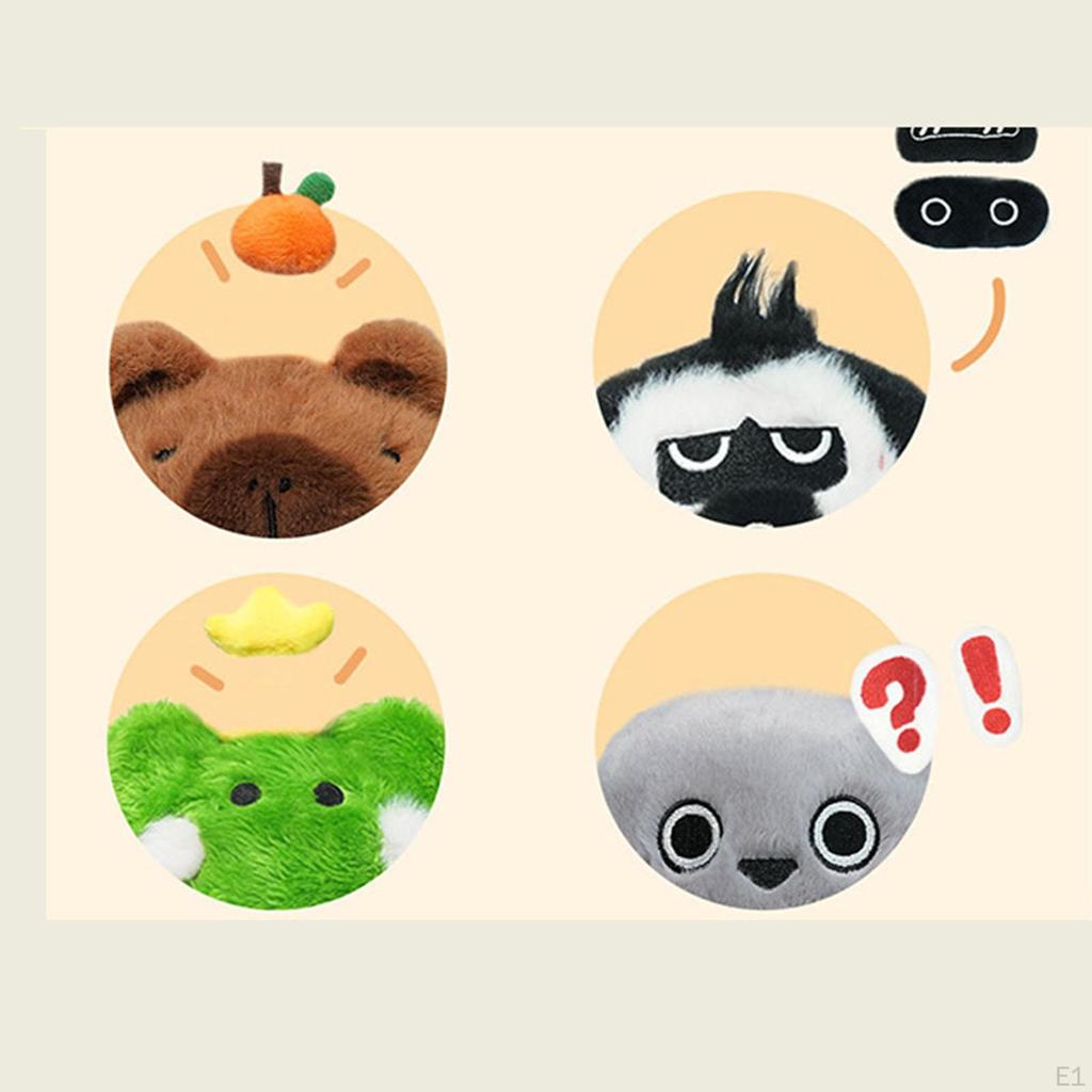 6x Collectible Figurine Plush Blind Box Figures for Children Girls Boy Teens