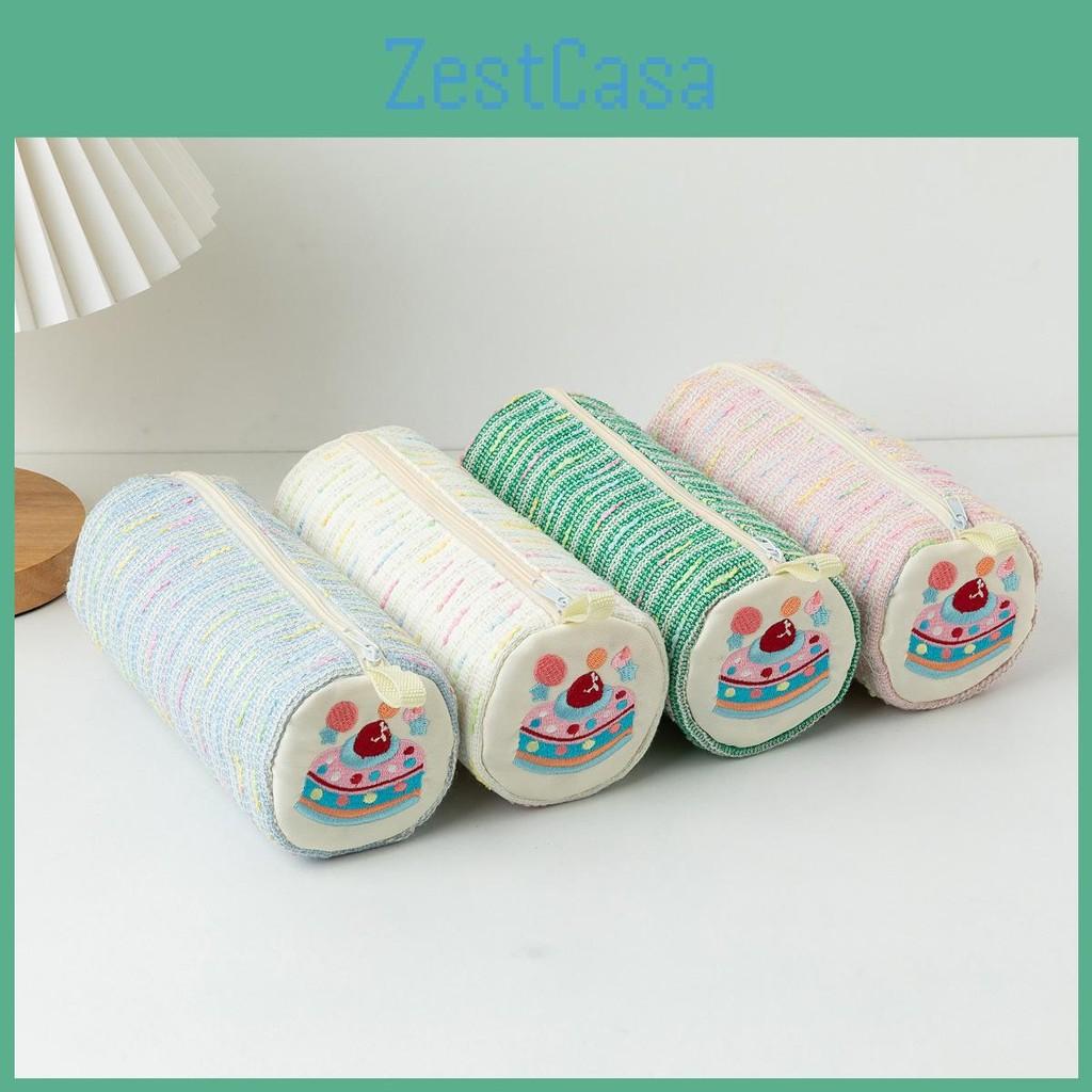 Sweet Strawberry Cake Stationery Pouch With Big Capacity For School Use Travel