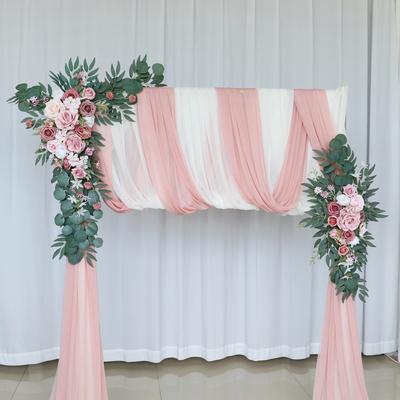 Simulation Wedding Arch Flower Decoration Wedding Stage Background Arrangement Opening Festival Party Corner Flower Pendant