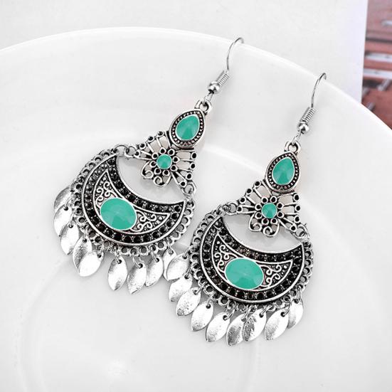 Fashion Women Dangle Hollow Charm Hook Earrings Wedding Jewelry Gift Bohemia