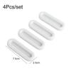 4PCS Self Adhesive Door Knobs Oval Handles Non Slip Grip for Cabinet Drawer Glass Window Home Decor Accessories Barn Door Handle