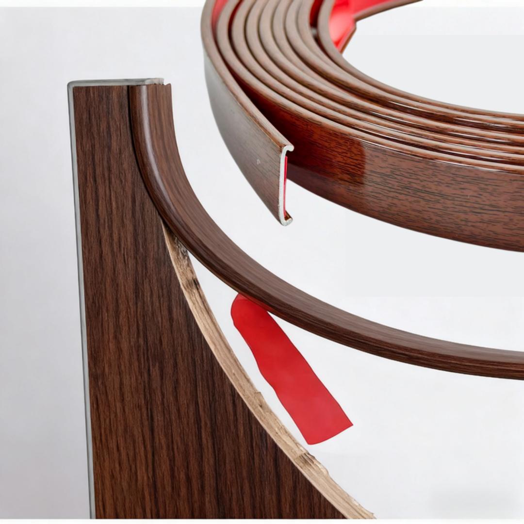1Roll 5-Meter U-Shaped Self-Adhesive Corner Guard, Edge Banding edge decoration, Suitable for Shelves and Furniture