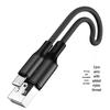 0.25m Fast Charging USB Cable - Compatible with Apple, Android, TYPE-C, Power Banks, and Cars
