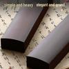 Black Catalpa Wood Paperweight Pair - Solid Wood Paper Holders with 30cm Ruler for Students and Beginners