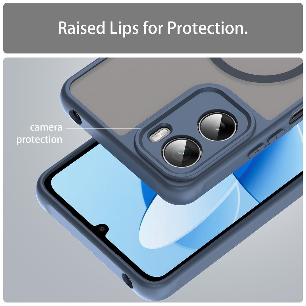 Motorola Moto G06/G06 Power Phone Case,Magnetic Shockproof Phone Case,Bumper Hybrid Cover for Motorola Moto G06/G06 Power