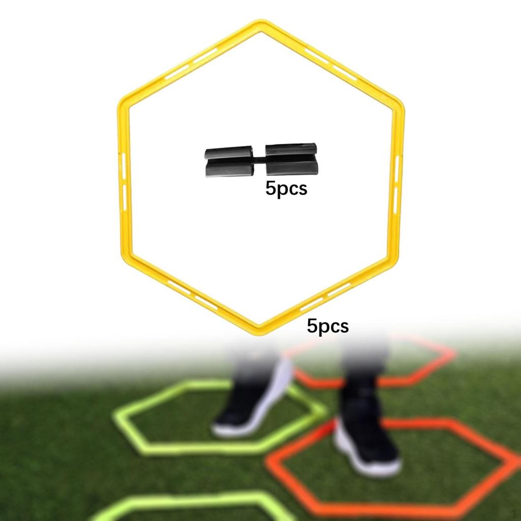 5 Agility Rings for Footwork Development Indoor and Outdoor Activities