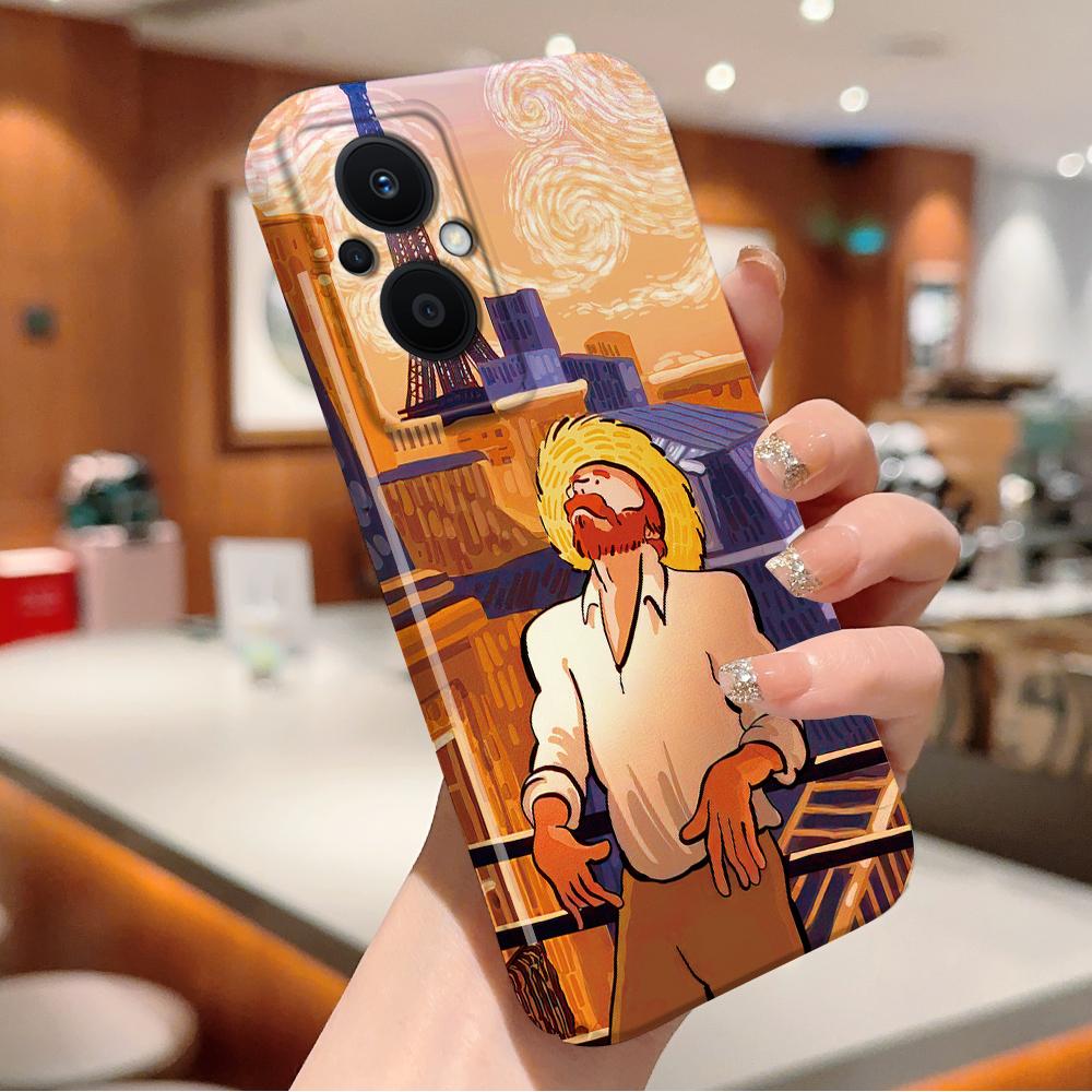 All-inclusive Film Phone Case Cartoon Fashion Design Hard Shell Full Cover Camera Shockproof Protection Case for OPPO Realme OnePlus Infinix Tecno