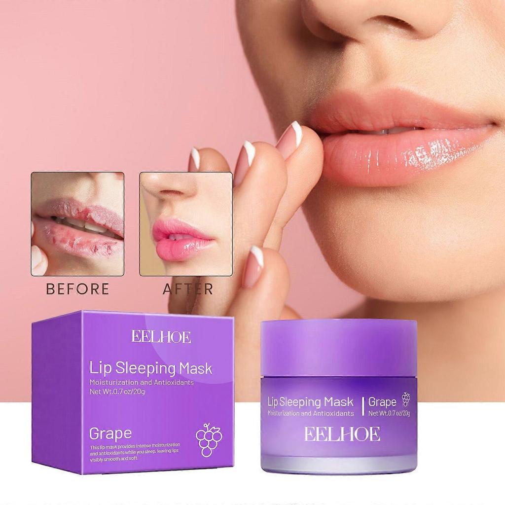 Eelhoe Lip Sleeping Mask Moisturizes And Hydrates Gently, Exfoliates Dead Skin, Fills And Smoothes The Lips