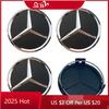 Pro Mercedes Benz 4ks 75mm Středové krytky kol do ráfků pro Mercedes Benz W204 205 A B C E S CLA CLK ML GLK GLA GLB GLC