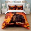 Bedding Set 1 Duvet Cover 2 Pillowcases Travis Scott Print Soft Bed Linen Bedroom Decor