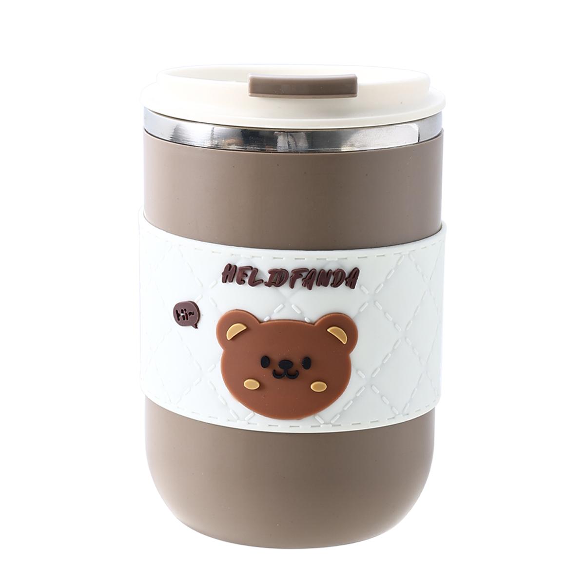 

500 мл 304 нержавеющая сталь кружка с соломинкой рождественский подарок двухслойная изолированная чашка для воды портативная чашка для молока кофе 401-500ml