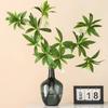 50CM Artificial Ficus Flower Green Leaf Landscaping Plant Zen Inspired Potted Plants Bonsai Plants Artificial Flowers
