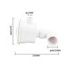 Elbow-Shaped-Jet Nozzle Pool with Elbow Water Return Fitting for