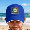 Men Baseball Hat Embroidered Pattern Adjustable Camping Cap Compact Wide Design Outdoor Activity Hat