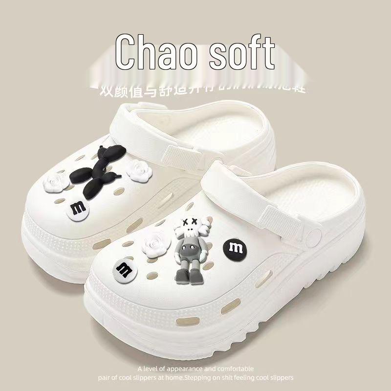 Women's Thick-Soled Non-Slip Summer Sandals: Breathable, Outdoor-Ready, Comfortable Slippers