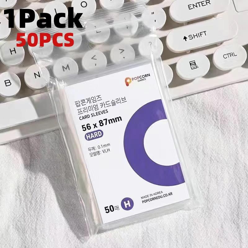 

Korea Clear Kpop Photo Card Sleeve Anti-scratch Transparent Protector Bag For Popcorn Diy Game FootBall Korean idol Card Holder