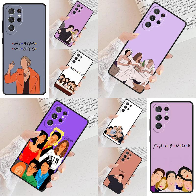 Friends TV SOFT Cell Phone Case for Samsung Galaxy S26 Ultra S25 S24 S23 S22 S21 S20 Note10 Cover