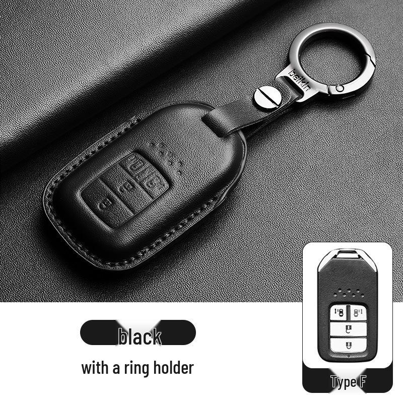 

Genuine Leather Key Case for Honda Models: Binzhi, Odyssey, Accord, Civic, Lingpai, Fit, Haoying