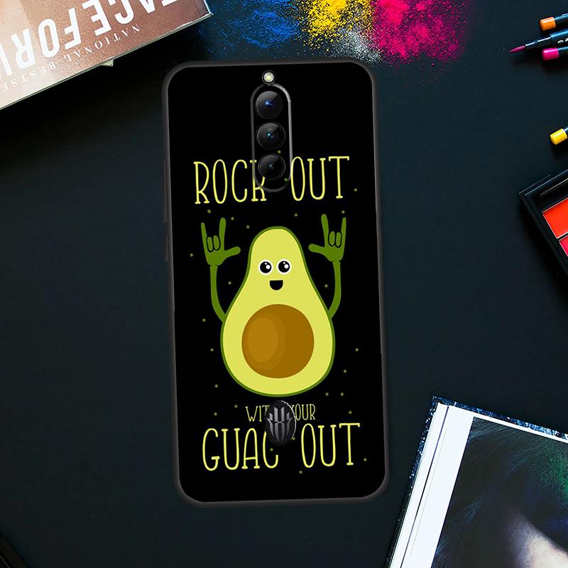 Funny Cartoon Avocado Case For ZTE Nubia Red Magic 9 8 8S Pro Plus RedMagic 6 7 Pro 6S 7S Pro 5S 6R 5G Back Cover