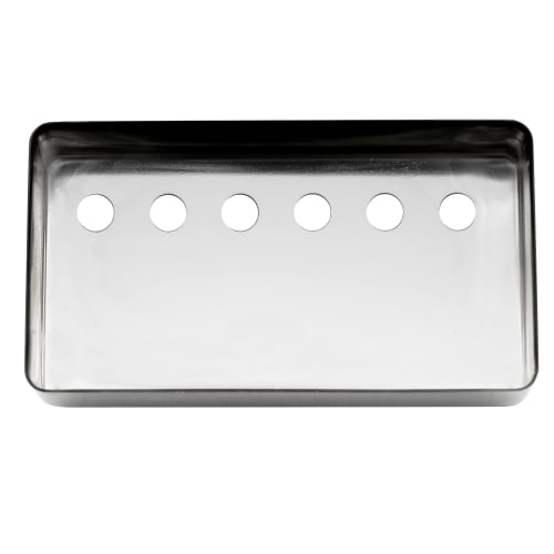 Musiclily Pro 9.8mm Pitch Nickel-Silver Alloy Humbucker Pickup Covers for Electric Guitars, Made In the USA, Black