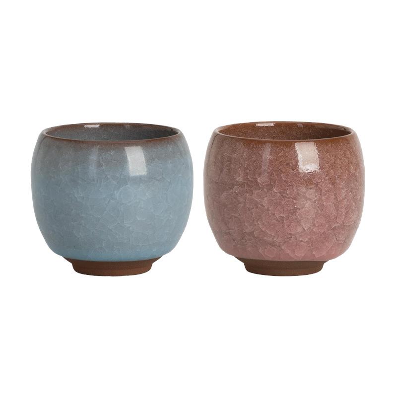 1pc crack medium cup dragon egg tea cup ceramic tea set teacup ice crack glaze guest cup kung fu teacup pair set