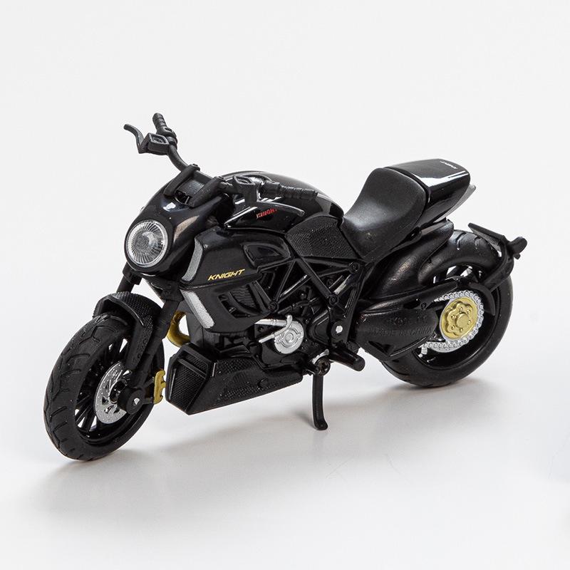 Cross 1:18 Alloy Pull-back Motorcycle Model Toy for Kids - Educational Ornament