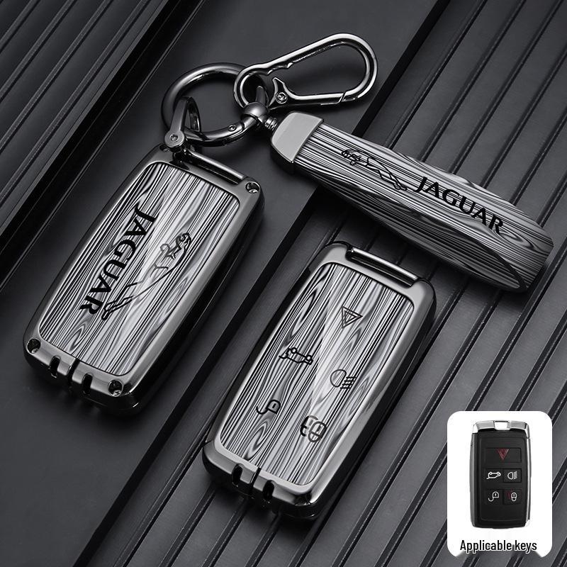 23 Jaguar XFL/XEL/F-Pace/XJL/F-Type/E-Pace Key Case with Metal Buckle for Men & Women