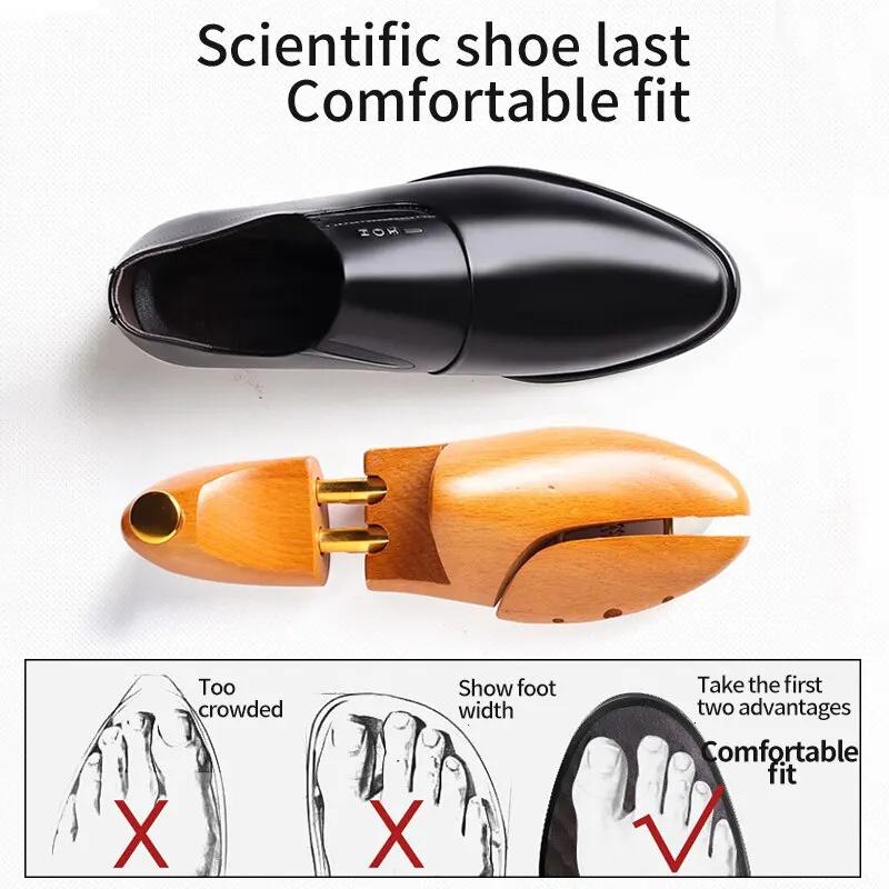 Mens Business Dress Leather Shoes Spring Autumn Leisure Genuine Leather Breathable Soft Sole Invisible Elevated Anti Slip Casual