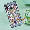 Ancient Floral Tiles For Huawei Nova 8i 11i 12i 12s 9 10 SE Y90 Y60 Y70 Y72 Y61 Y91 P20 P30 P40 Lite P60 Pro Case