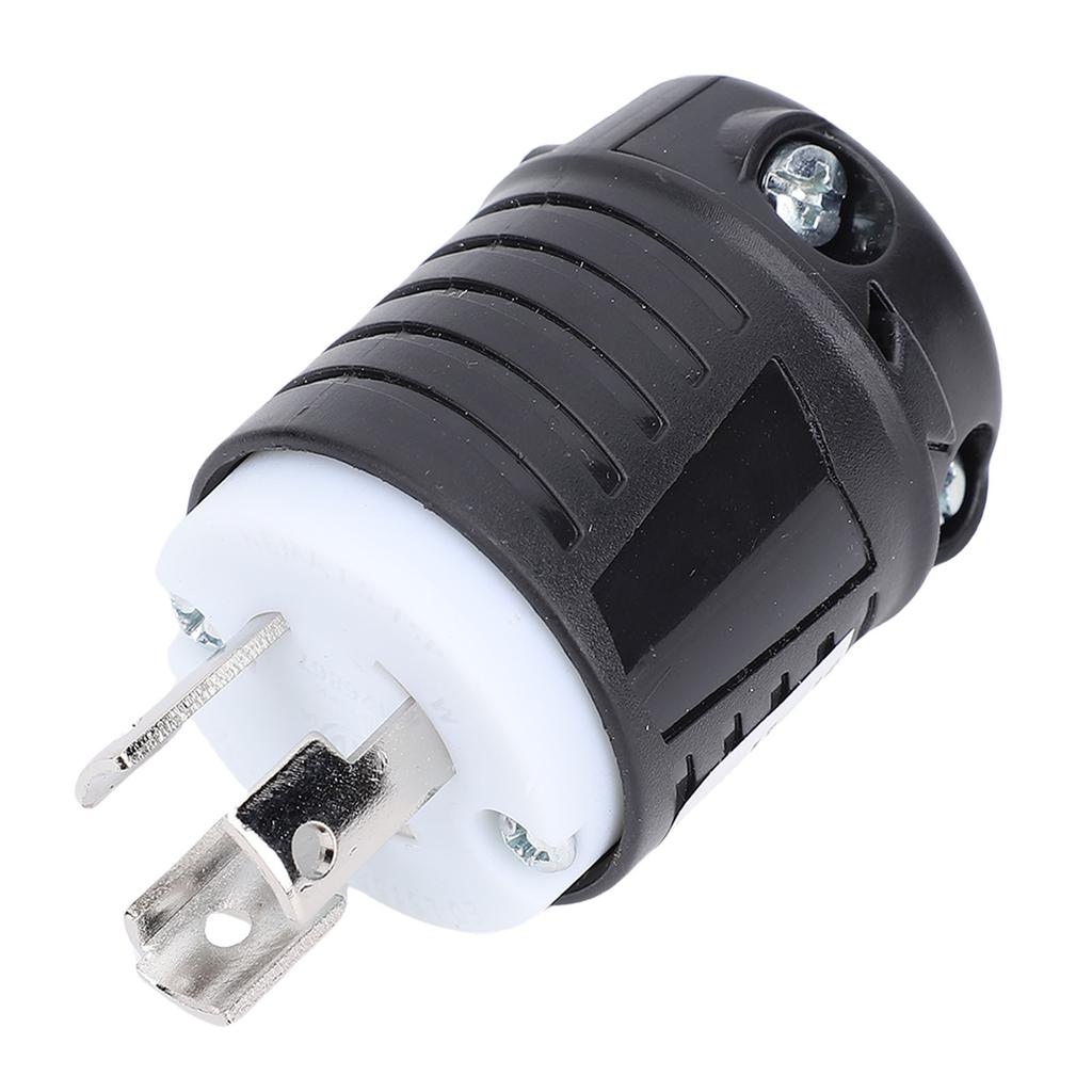 Generator Locking Adapter Plug 15A for NEMA L5 15P Locking Plug For RV Campground Generator Power Socket