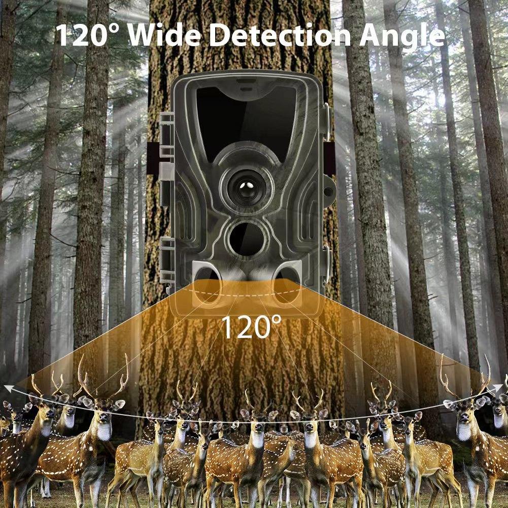 HC-801A Trail Camera, 36MP, 4K Video, IP65 Waterproof, 120° Angle