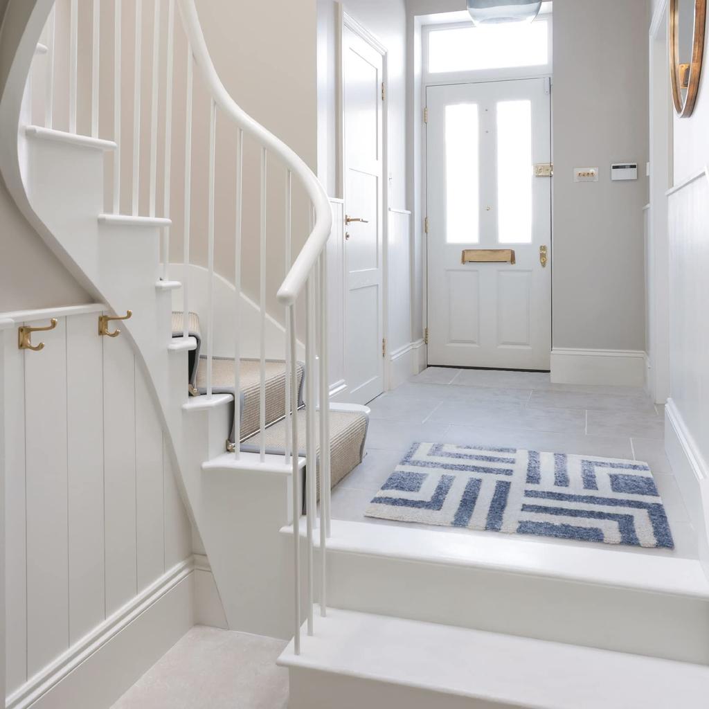 Senko Hudson 2 Entrance Interior 50 X 80 Modern Made In Product 32538 M+home Mat, Mat, Approx. Cm, Gray, Design, Japan, Washable, Number