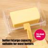 Butter Dish Airtight Storage Modern with Cutter Fridge Cheese Container Butter Tray for Countertop Refrigerator RV Farmhouse