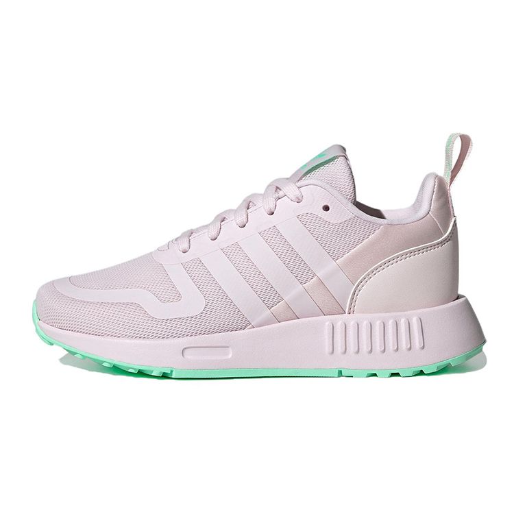 Adidas Originals Multix Round Toe Lace-Up Low-Top Kids Running Shoes Kids Running Shoes Pink GW2998