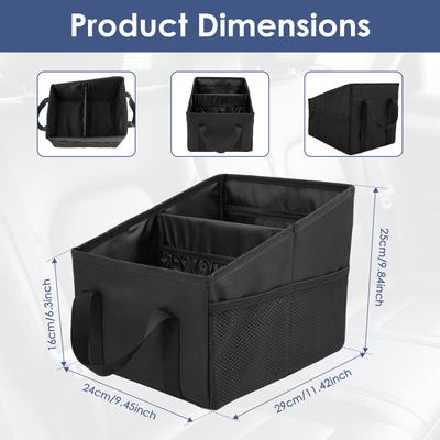 Faltbare Auto-Kofferraum-Organizer-Boxen mit Griff Oxford-Stoff Multifunktions-Organizer Platzsparend Ladefläche Auto-Sitz-Aufbewahrungsbox
