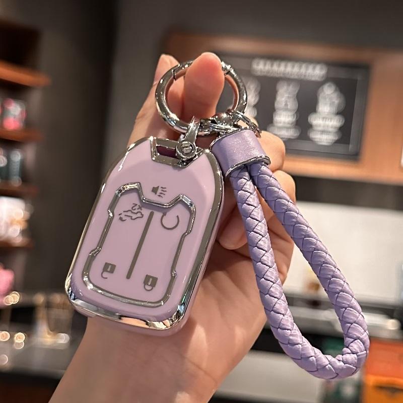 Key Fob Cover with Keychain Lanyarf For 2019-2022 Chevy Silverado GMC Sierra 1500 2500HD 3500HD