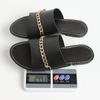 Large size women's shoes new women's outer wear chain flat bottom beach sandals women's slippers women