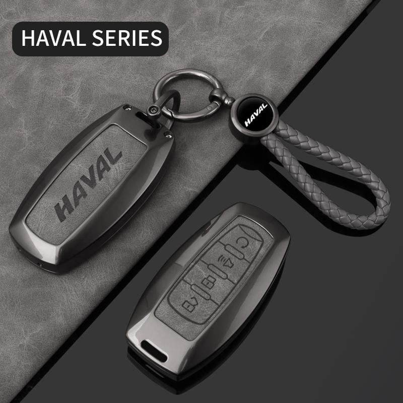 Great Wall Haval Jolion 2022 H6 H7 H4 H9 F5 F7 F7X F7H7X F7H2S GMW Dargo Car Zinc Alloy Key Cover Keychain Interior Accessories