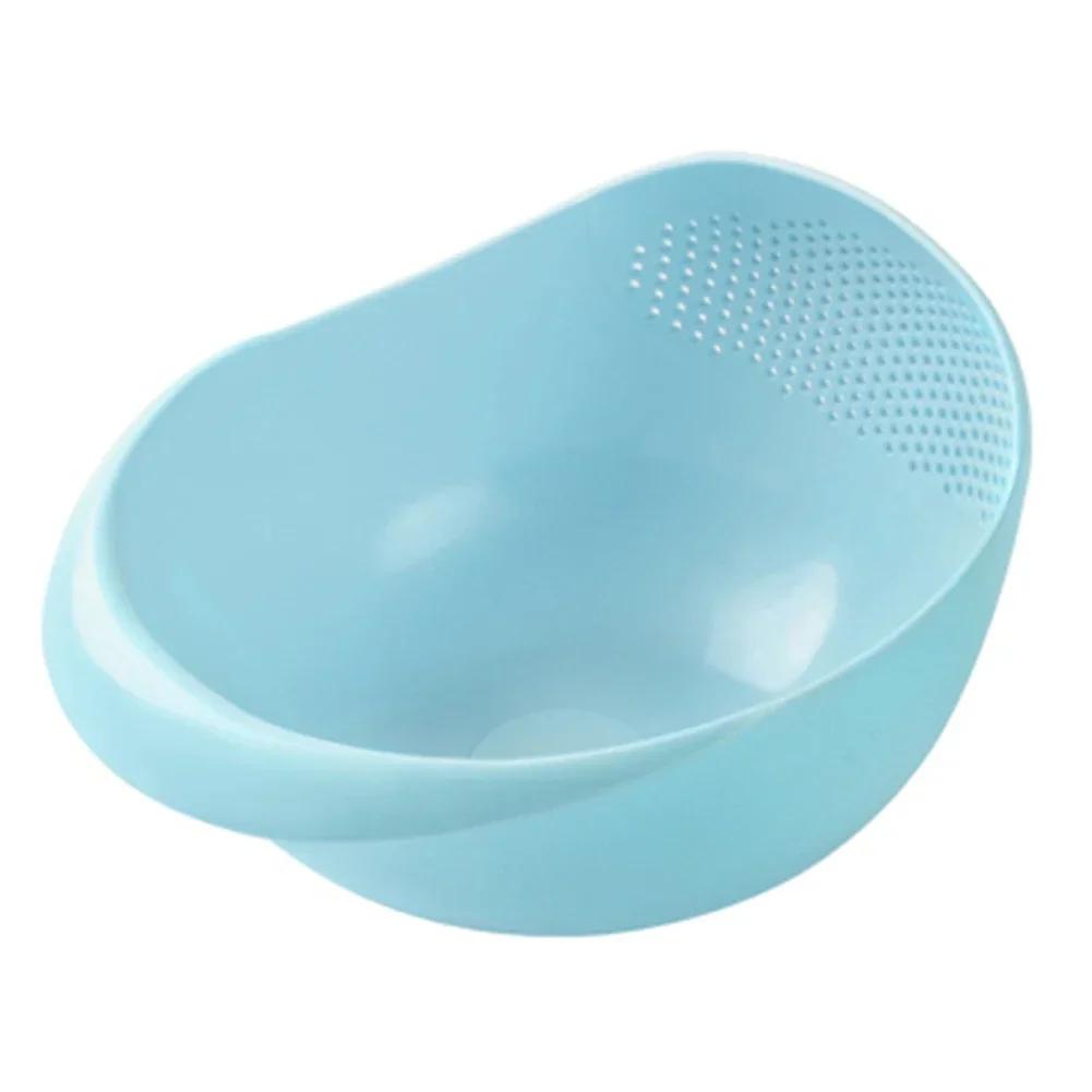 Rice Sieve Plastic Colander Kitchen Drain Basket with Handles Rice Bowl Strainer Strainer Basket Sink Drain Kitchen Tools