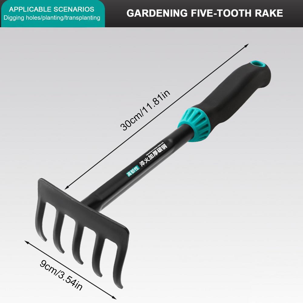 4pcs Garden Trowels Hand Tool Small Planting Shovel Set Greenhouse Flower Transplant Spade Digging Rake For Backpacking Supplies