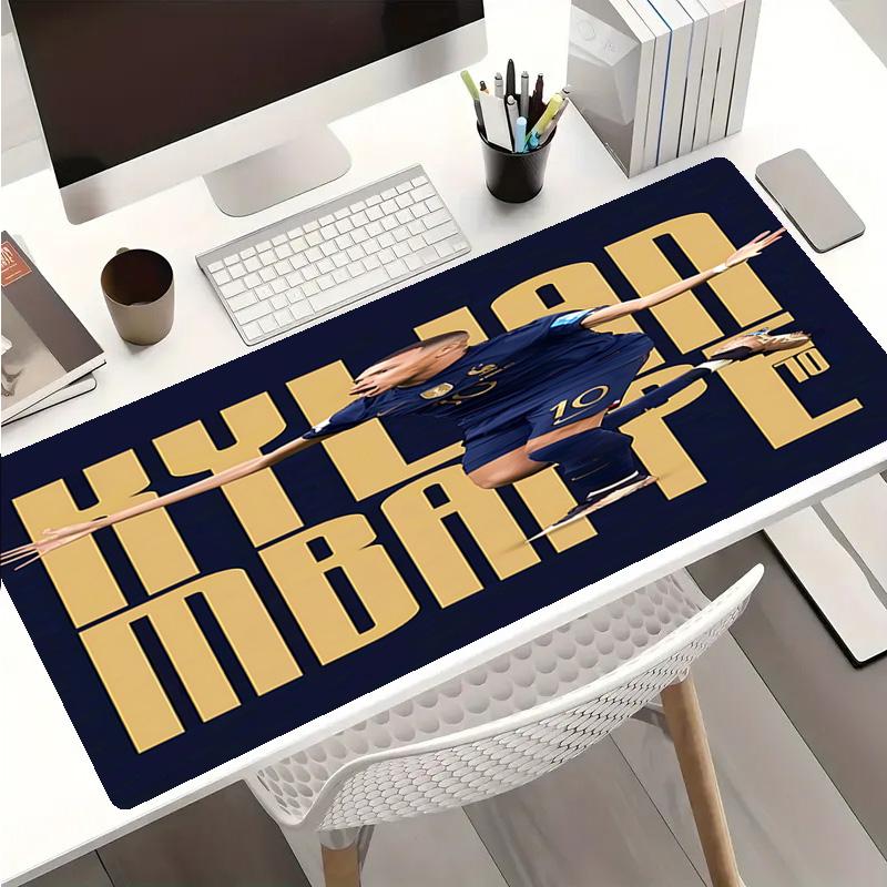 Kylian Mbappé Mouse Pad - Non-Slip Rubber Base, Smooth Surface for Work,Gaming,Office,And Home Use, Desk Mouse Pad