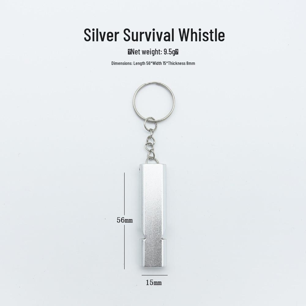 

Dual-Frequency Aluminum Survival and Pigeon Training Whistle