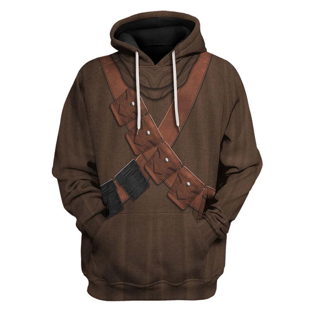 2025 Autumn New Marvel Star Wars Andor Mandalorian Prison Theme Hoodie