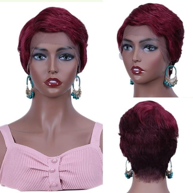 Women Short Wigs Lace Part Wigs Lace Front Brazilian Short Wigs
