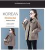 Damen Plus Size Lammwoll-Fleecejacke - Frühling/Herbst Lockerer Sitz Pelzoberteil