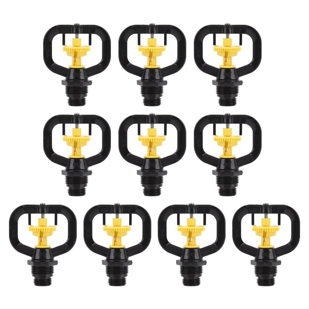 10PCS Lightweight Rotating Irrigation Sprinklers Garden Irrigation Sprinkler  Greenhouse Watering